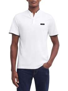 Calvin Klein STRETCH PIQUE STAND - BRIGHT WHITE - View 1