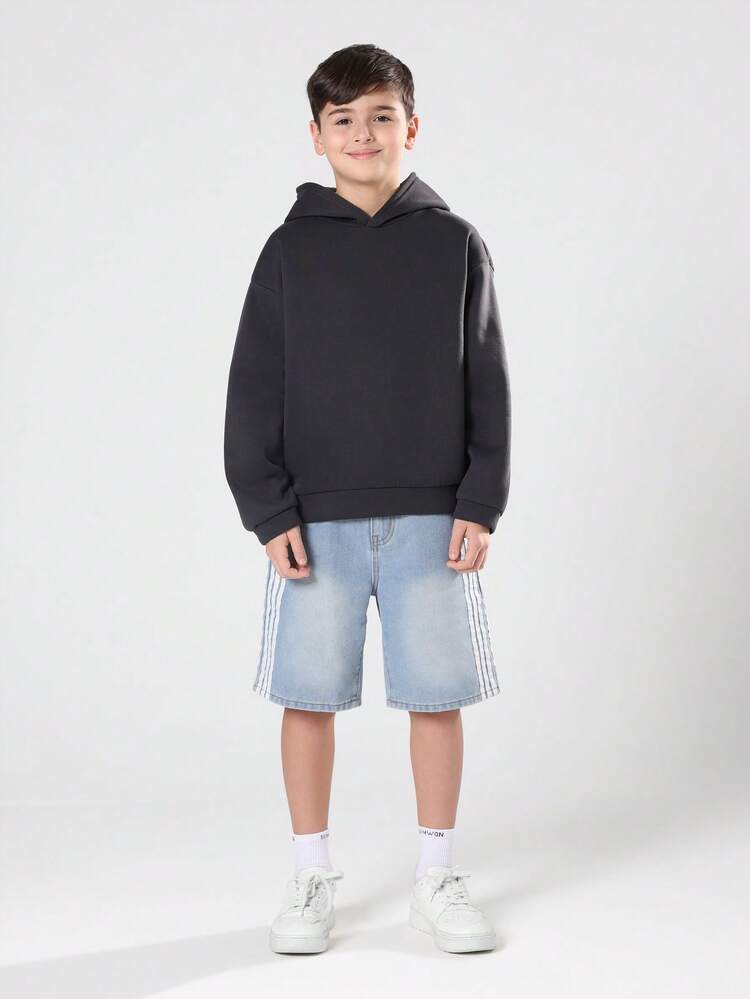 Moletom com capuz preto grande com estampa japonesa nas costas