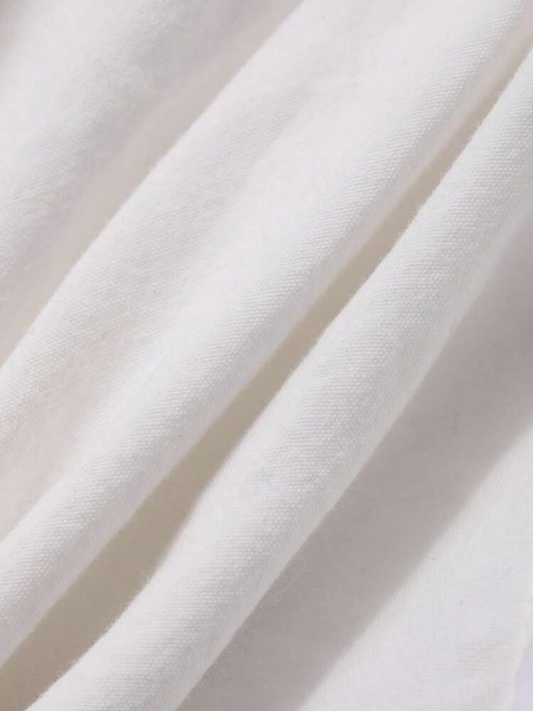 Baby Girl Solid Color Long Sleeve Shirt And Striped Vest Dress Cute 2-Piece Set Fall,Winter Toddler Girls Clothes