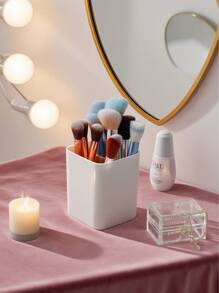 Bamboo Toothbrush Holder For Bathrooms, 3 Slots Toothbrush And Toothpaste Holder Bathroom Counter Organizer For Electric Toothbrushes, Floss, Razors.Desk,Gaming Desk,L Shape Desk - Multicolor - View 6