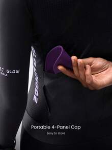 GLOWMODE 专为骑行而设计，吸汗速干轻便透气骑行帽，适合健身房训练锻炼 - 紫色 - 查看 5