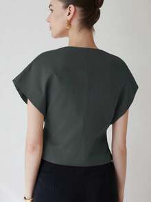Aveloria Modichic Chaqueta tipo chaleco con diseño bordado y efecto 3D - Multicolor - Ver 2