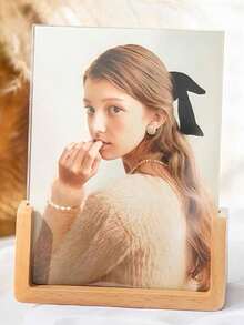 1SET Solid Wood U-Shaped Photo Frame Office Desktop Photo Wooden Table Photo - Multiple Styles - View 10