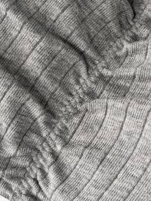 3件套女童柔软时尚无肩带文胸和抹胸上衣，粉色、白色、黑色，带爱心编织带 - 彩色 - 查看 5