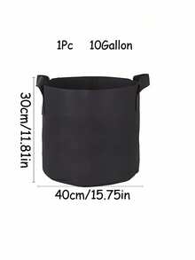 SHEIN 1-5Pcs 1-10Gallons Heavy Duty Thickened Non-Woven Fabric With Handles Multi-Purpose Plant Grow Bags Fabric Pots For Indoor Outdoor Gardening Vegetables Flowers Herbs Bonsai Plants Christmas Holiday Gifts Garden Supplies Planting Containers Grow Bags Gift Ideas Pens,Pen,School Supplies