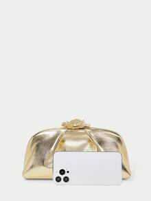 SHECARRY 女士手提包，时尚，优雅，派对 - 金色 - 查看 4