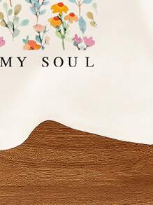 夏季新款甜美寶寶女孩白色短袖T卹，帶有花卉圖案 - 白色 - 查看 5