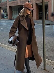 DAZY Women's Fashionable & Versatile Overcoat, Autumn/Winter