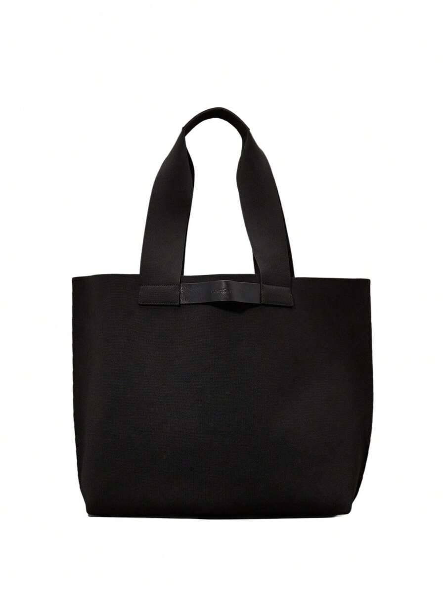 Calvin Klein Men's Knit Tote Bag Black - Black - View 1