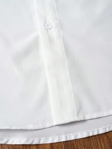 Manfinity NXTstreet Hombres Camisa con botón delantero - Blanco - Ver 4