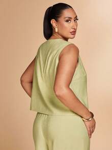 SHEIN BAE 1 件女式加大码初秋西装外套