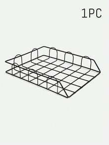 Metal A4 Paper Tray Organizer, 1/2/4pcs Stackable Rose Gold File Holder For Desk - Horizontal Document Storage Box, Mail Sorter, Letter Tray For Office, School & Home Use