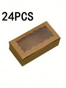 12/24件，方形盒带盖，白色礼品盒，婚礼、派对、情人节、生日、毕业季礼物，包装厨房用品，超市餐厅包装盒 - 彩色 - 查看 9