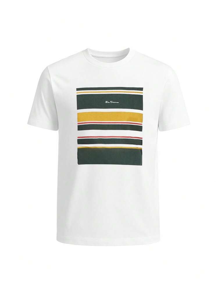 Ben Sherman Herr T-shirts - Vitt - Visa 4