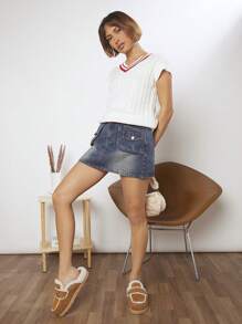 Women's Warm Light Brown Thick Sole Shoes