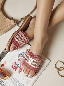 SHUZIA 女士平底涼鞋