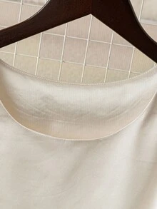 GlowEve 女士优雅纯色无袖短款休闲白色可爱连衣裙，适合工作、毕业