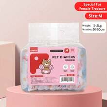 20pcs/Pack Pet Diapers, Dog Physiological Pants, Sanitary Napkins, Disposable Diapers For Male/Female Dogs, Pet Supplies - Multicolor - View 12