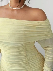 Cravure Halloween Plus Size Dresses Fall Cloth For Women - Yellow - View 7
