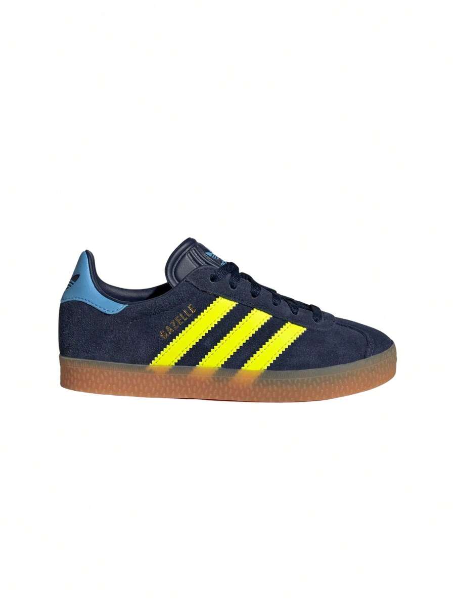 Adidas Gazelle Kids Sneakers Night Indigo / Solar Yellow / Light Blue IH2795 - Night Indigo / Solar Yellow / Light Blue - View 1