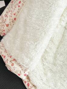 SHEIN Genkimix Kids Young Girl New Winter Padded Coat, Zipper Hooded, Apricot Ditsy Floral, Thermal Lining, Slim Fit, Waist Cinched, Pockets, Casual, Versatile, Outer Wear Fall Girl Clothes Autumn And Winter Clothes Girls Cotton Coat - Multicolor - View 6