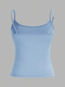 SHEIN EZwear 3pcs Casual Camisole Set, Versatile Sexy Slim Fit Tank Top For Women, Suitable For Summer