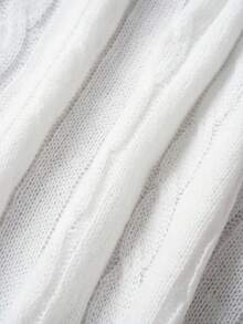 Manfinity NXTstreet Men Cable Knit Sweater Vest - White - View 4