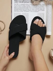 SHUZIA Women's Wedge Heel Platform Sandals - Black - View 5