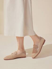 CUCCOO BASICS Zapatos planos versátiles y sencillos para mujer - Albaricoque - Ver 3