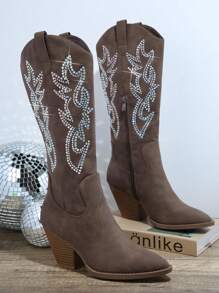 SHUZIA Women's Fashion Boots - Brown - View 4