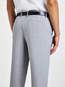 Calvornis Herren Business Anzughose In Skinny Fit - Grau - Übersicht 4