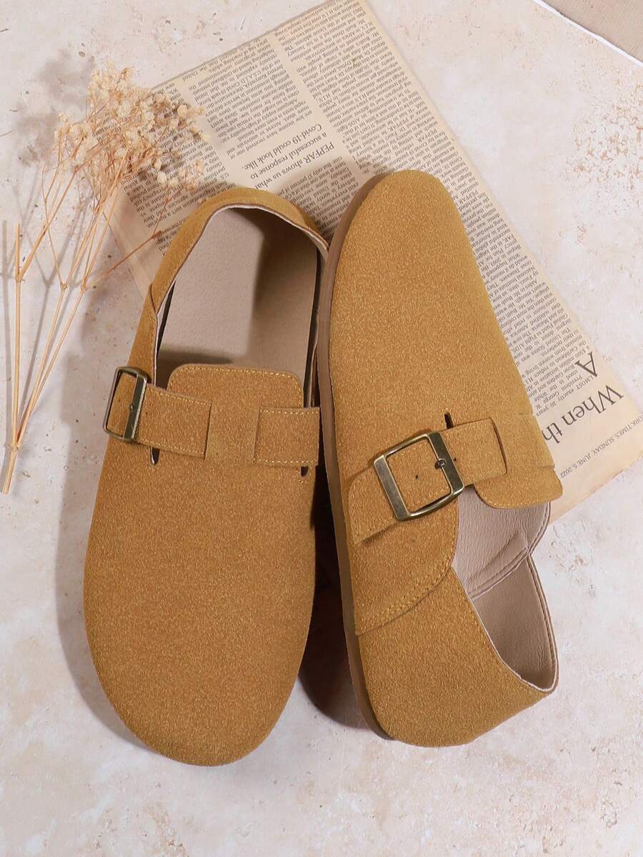 Women's Flat Shoes - Camel - View 1