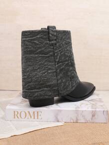 SHUZIA Women's Ankle Boots And Short Boots, For Daily Wear - Black - View 4