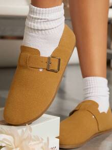 Women's Flat Shoes - Camel - View 6