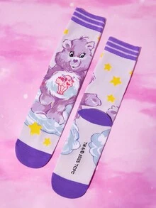 SHEIN X Care Bears 女士中筒袜 - 彩色 - 查看 12