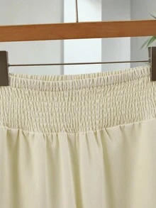 GlowEve Women's Casual Long Sleeve Shirt + High Waist Slim Fit Pants 2 Pieces Set Fall Cloth For Women - Apricot - View 6