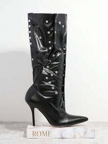 SHUZIA Women's Fashionable Boots - Black - View 3