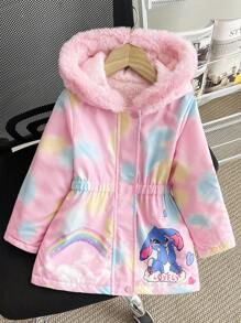 SHEIN Elladie kids 女童（小）外套 - 粉色 - 查看 3