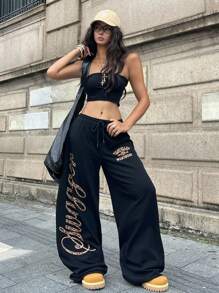 Coolane 女士运动裤 - 黑色 - 查看 2