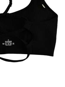 SHEIN Sports Damen einfarbiger runder Ausschnitt rückenfreier modischer Sport-BH