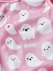 PETSIN 1 Áo ba lỗ in chữ ma Halloween - Nhiều màu - Xem 3