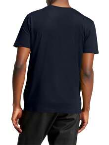 Ben Sherman Signature Flock T-Shirt - Navy Blue - View 2