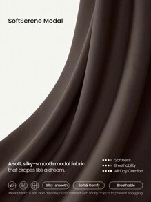 GLOWMODE 莫代尔柔软保暖弧形泡泡下摆腰长宽松袖子罗纹袖口两穿圆领套头衫卫衣日常休闲装