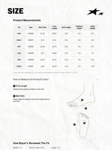 Sugerpunk 方头粗跟户外防水厚底刺绣时尚休闲派对侧拉链女式踝靴，适合春季、春假、复活节和圣诞节穿着。 - 黑色 - 查看 9