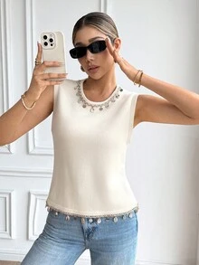 SHEIN Frenchy Blazer de manga longa com decote em V de cor sólida para mulheres, de ombro regular e abotoamento único, adequado para uso diário, blazer elegante feminino, blazer com botões, outono e inverno, casual business, escritório, trabalho, profissional de negócios, blazer com cinto e laço na cintura, elegante, uso diário, minimalista, escritório, estilo clássico, simples - Damasco - Visão 3