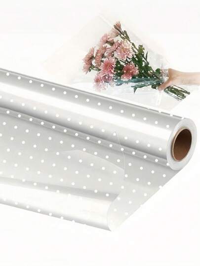 1 Roll Cellophane Wrap Roll 15.75inch Wide By 394inch Long, Clear Plastic Wrapping Paper For Decoration Gift Baskets, Flowers, Arts And Crafts, Wrapping Paper, Tissue Paper, Flower Bouquet Supplies, Gift Wrapping Paper, Flower Wrapping Paper, Gift Packaging, Any Occ,Halloween Decor, Back To School,Christmas