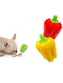PETSIN 1PC Pepper Drop Ball TPR Dog Toy Chewing Toothbrush Pet Scenting Toy Dog Self-Entertainment Relaxation Toy - Multicolor - View 2