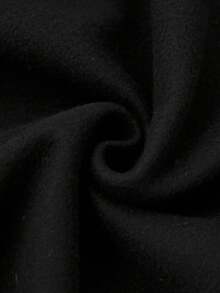 GlowEve 女士休闲拼色连帽运动衫 - 黑色 - 查看 3