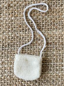 SHEIN 女婴休闲纯色连帽夹克，秋冬 - 杏色 - 查看 8