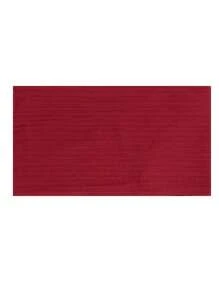 Irokai 纯色百褶扭花时尚浴衣，适合夏季 - 酒紅色 - 查看 3